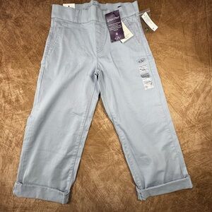 Gloria Vanderbilt Women’s Shape Effect Stretch Cropped High Rise Casual Pants 4